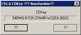 CD Key генератор для Counter-Strike: Condition Zero
